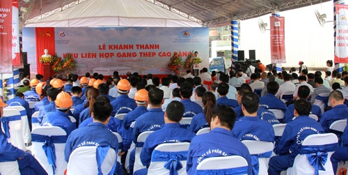 Khánh thành Khu liên hợp Gang thép Cao Bằng